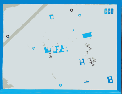 Prediseñadas Caochangdi mapa vectorial